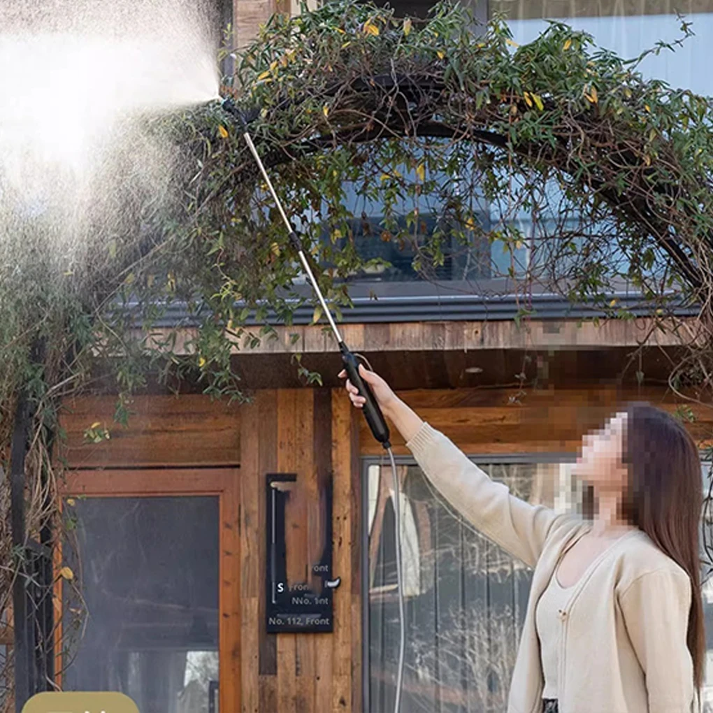 

Новый электрический садовый опрыскиватель, портативный садовый инструмент высокого давления с насадками тумана 2/3/4 для полива растений