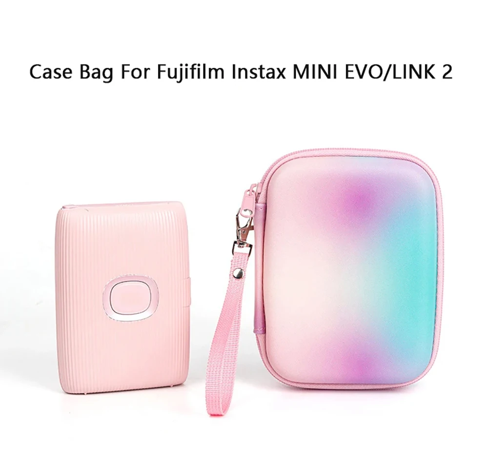 حقيبة كاميرا تحمل غلاف مقاوم للصدمات لكاميرا Fujifilm Instax Mini EVO Link Liplay SP2 للطابعة الشبكية Pocket Instax Film