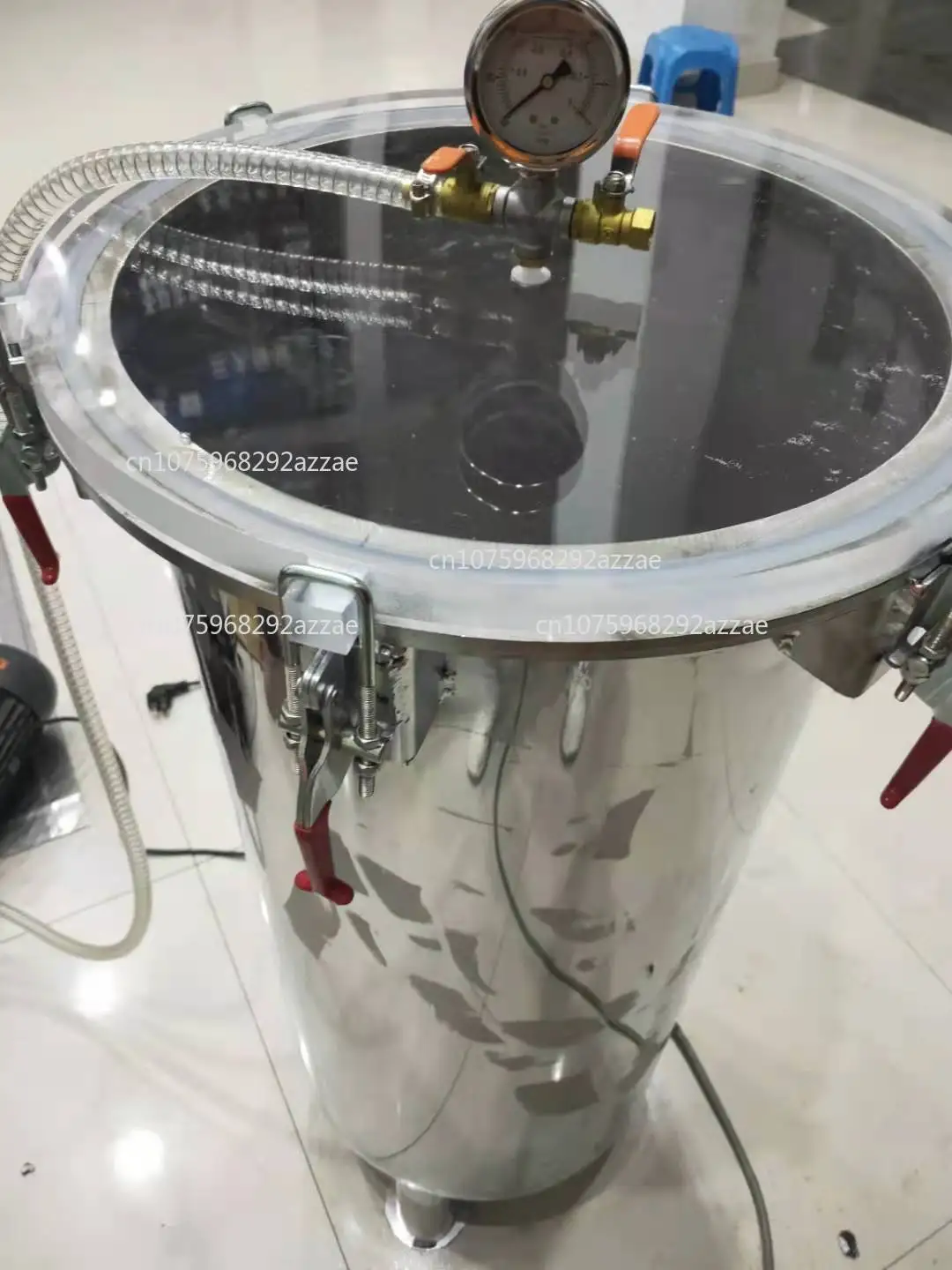 

Fully Transparent Acrylic Plexiglass Box Vacuum Drying Air Extraction Box and Defoaming Bucket.