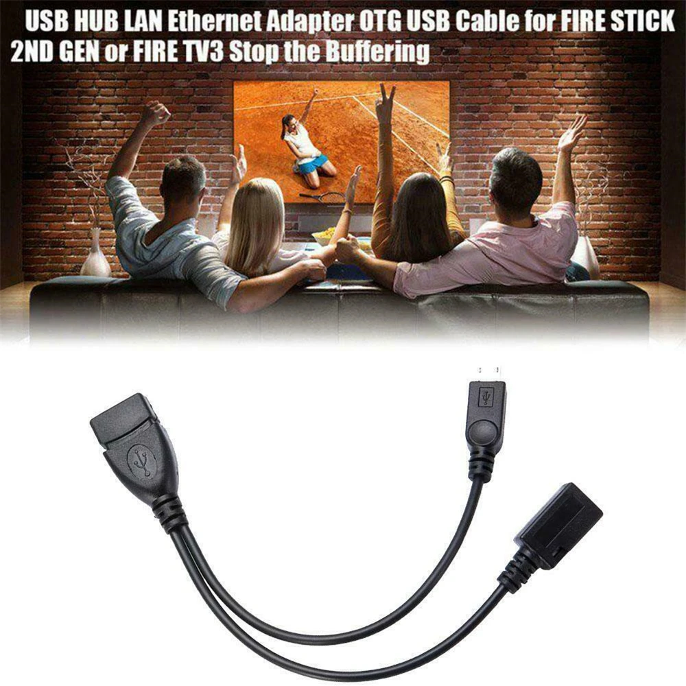 

20cm Durable USB OTG Micro USB Power Cable Y Splitter USB Adapter Data Cable OTG Cable