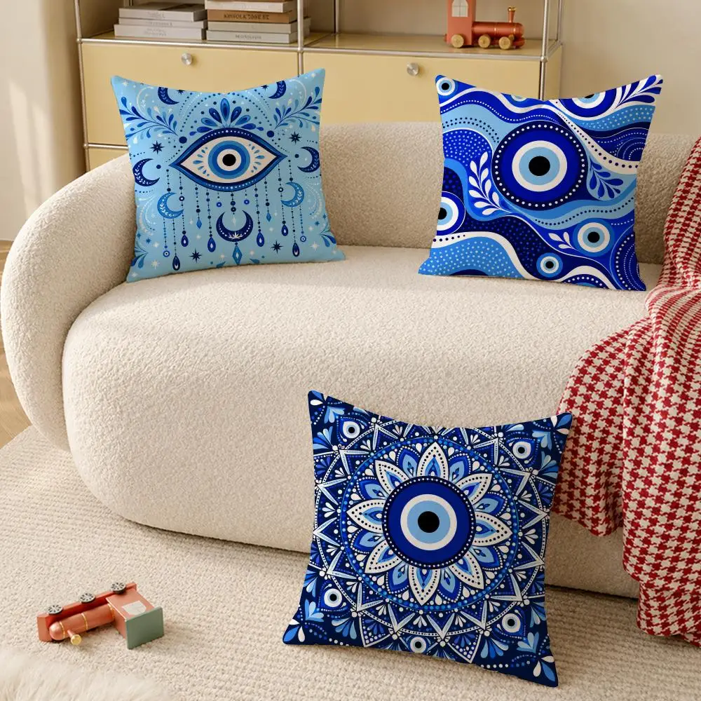 African Ethnic-style Hand Drum Collage Cushion Cover Pillow Case Organic Short Plush Cushion Covers Washable Wrinkle-Resistant