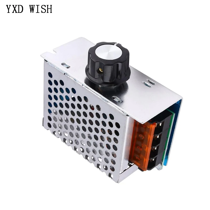 4000W 220V AC SCR Voltage Regulator Motor Speed Controller Dimmers Electronic Volt Regulator Dimmer Thermostat Regulator