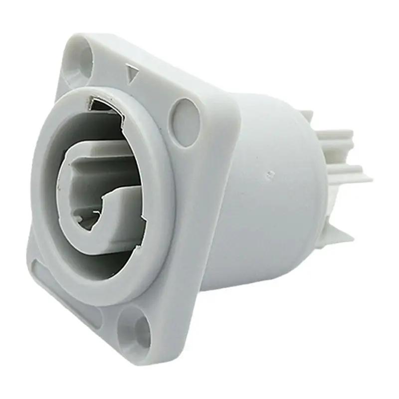 XLR Rack Panel 3-Pin XLR żeńskie gniazdo mocowanie panelu rdzeń miedziany profesjonalne gniazdo zasilania dla Audio wideo i sprzętu oświetleniowego