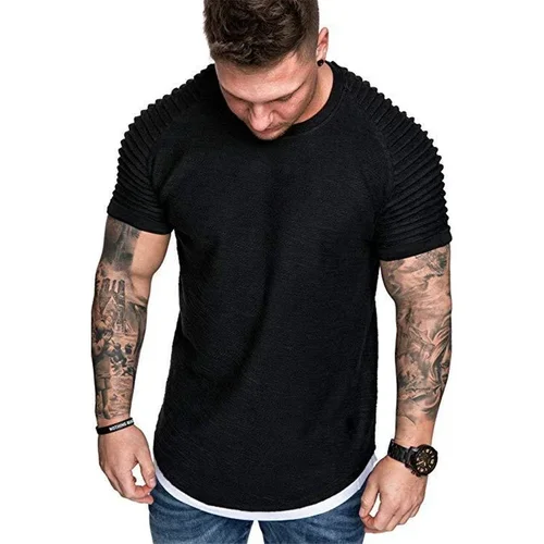 Imagen 2 del producto MRMT 2025 nueva camiseta para hombre, camiseta informal de Color puro de ocio para hombre, camisetas de manga corta Tshrit, camiseta para hombre