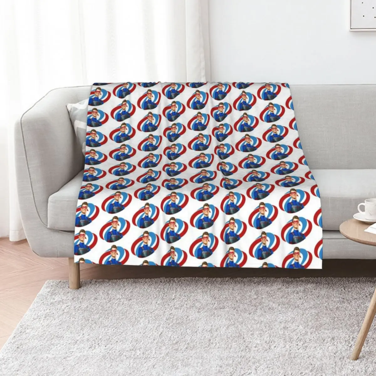 Kid Danger Logo Throw Blanket sofa bed Sofa Quilt Soft Beds Cute Plaid Retros cosplay anime Blankets