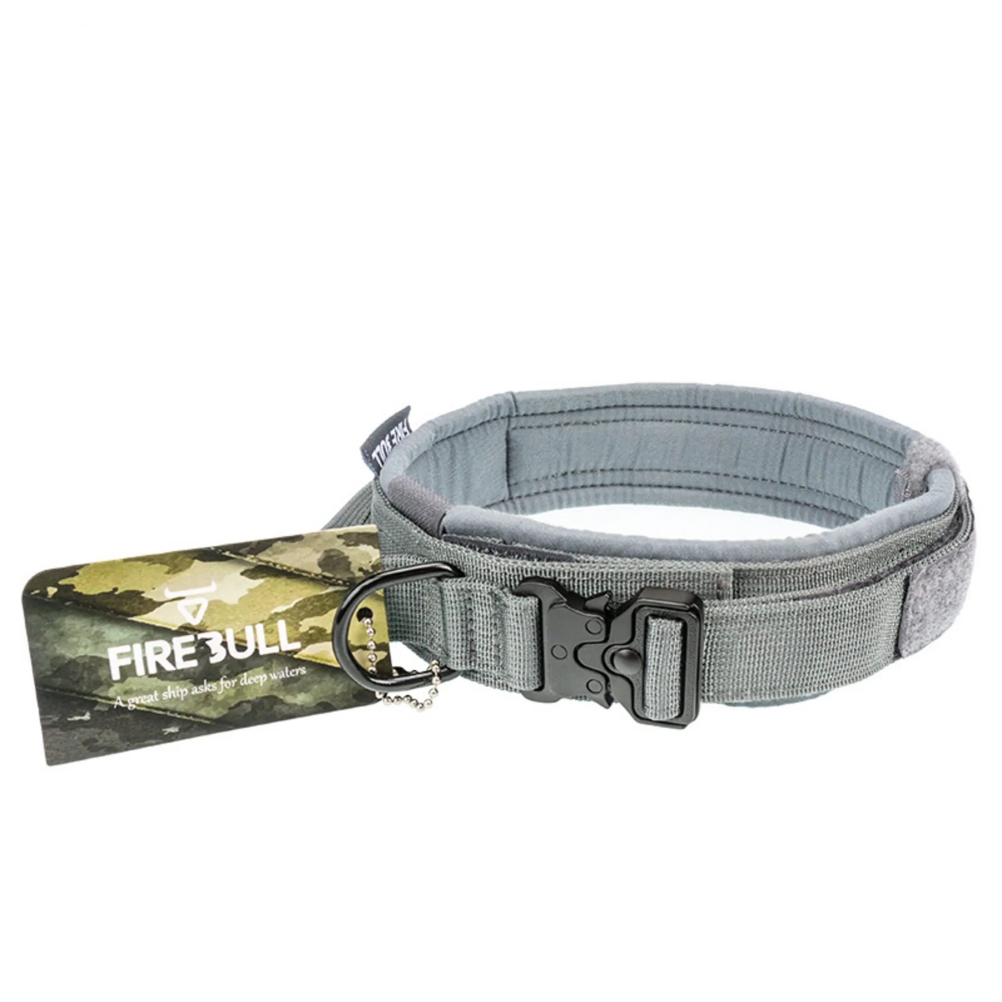 Collar para perro, Collar táctico de nailon para mascotas, correa táctica para adiestramiento de perros militares de tamaño grande y mediano para exteriores