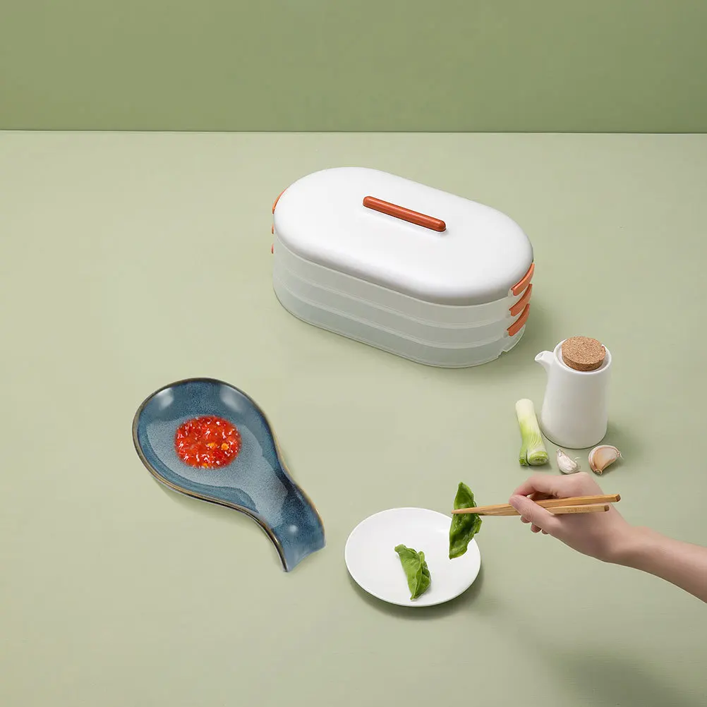 

2Pcs Ceramic Spoon Rest Kitchen Counter Scoop Holder Multi-Functional Ladle Holder for Dining Utensil Rest