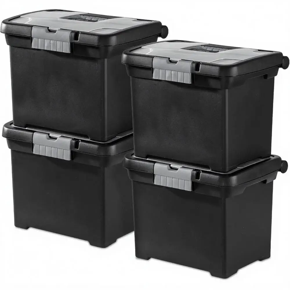 

Portable Stackable Container, Letter Hanging, Plastic Storage Organizer, Home Office Dorm Organization