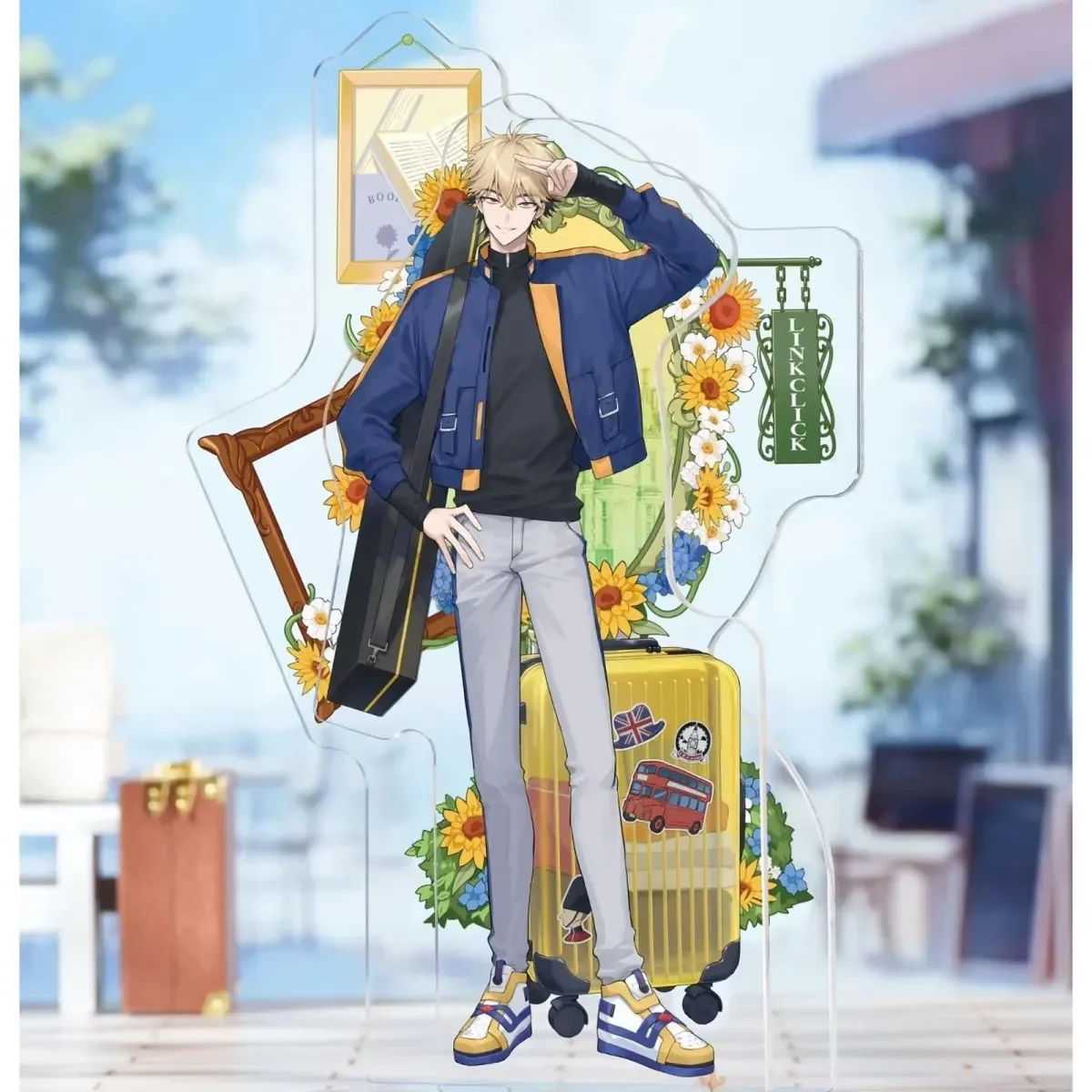 Sunsyea Link Click Shiguang Daili Ren Merch Acrylic Stand Charles Lucas Felix Xavier Vein (Not Official Merch)