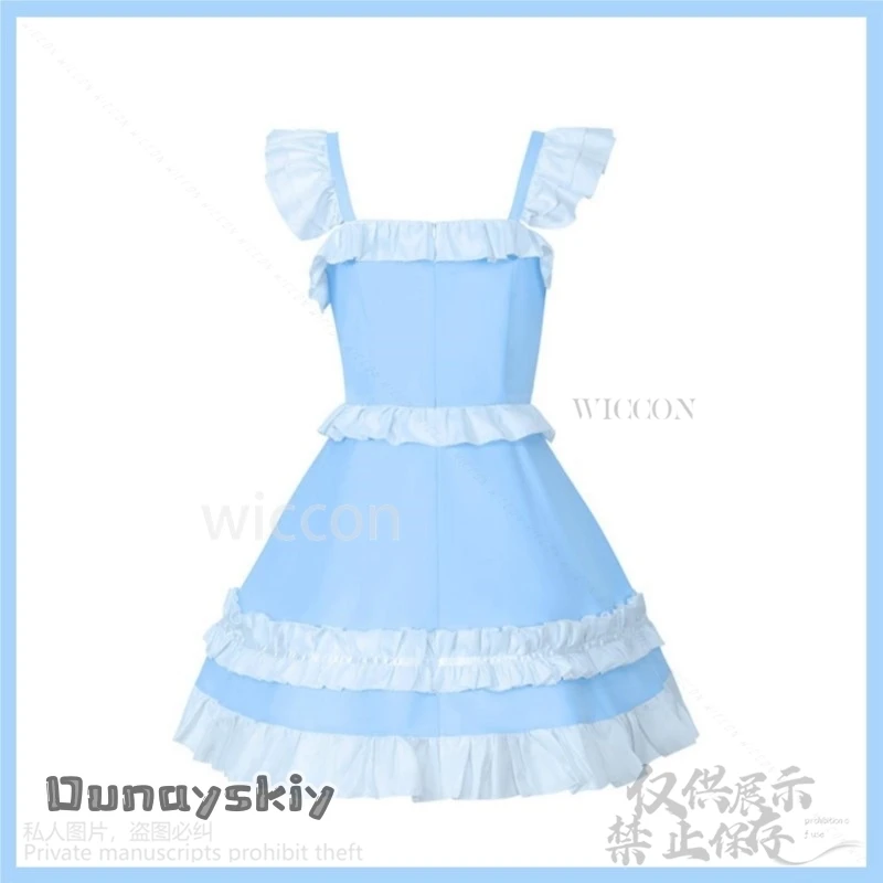 Anime Aikatsu Star4 Hoshimiya Ichigo Cosplay Costume Wig Pink Blue Princess Dress Lolita Woman Lovely Carnival Christmas Suit