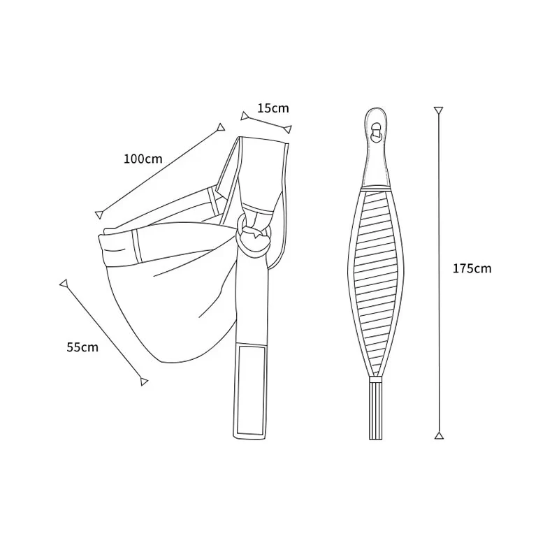 Dupla Utilização Malha Tecido Baby Carrier, recém-nascido Envoltório Sling, lactente Amamentação, Enfermagem Capa, Portadores ao ar livre, Acessório do bebê, 3-36M