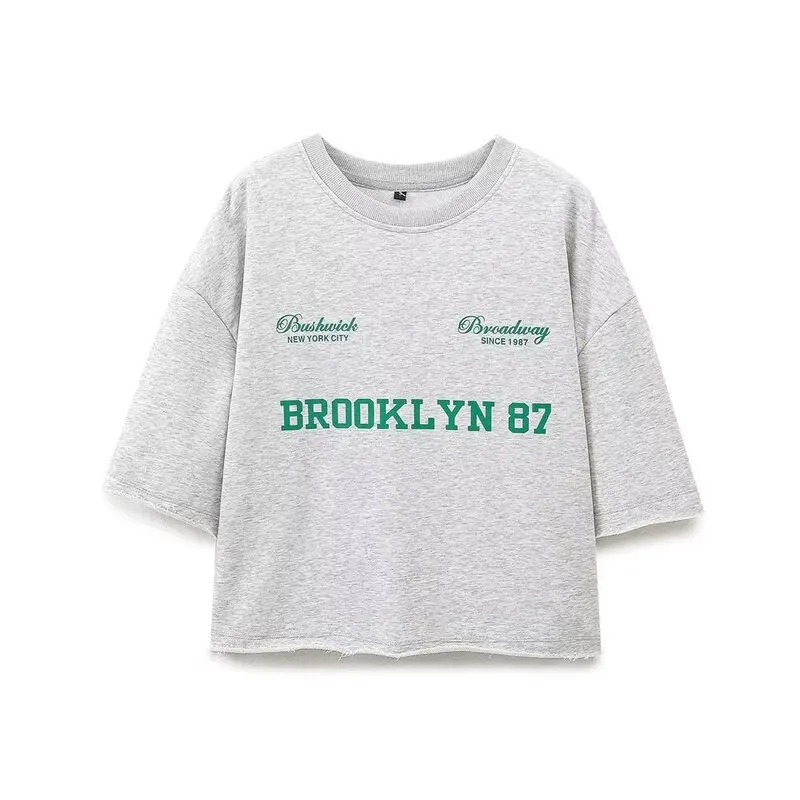 Fall 2024 New Women's Comfortable Long Sve round Ne Sweatirt orts Set Printed Velvet Fabric Faionable Casual Sport...