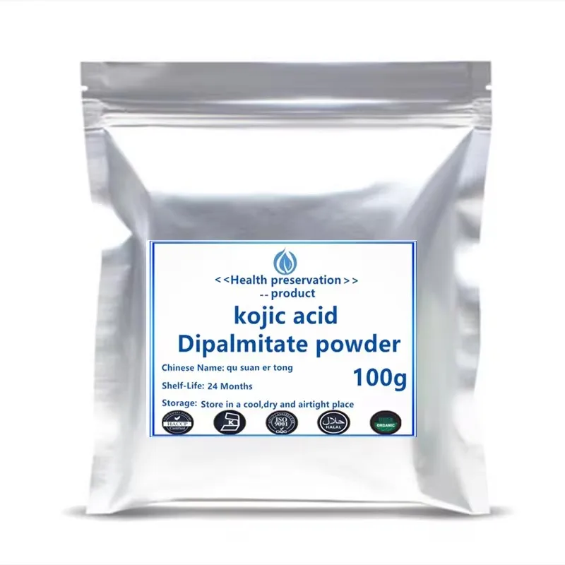 Hot sale kojic acid dipalmitate powder cosmetic grade skin Whitening Inhibiting Melanin Spot Removing