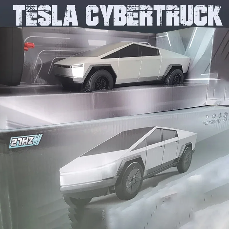 Afstandsbediening Auto Nieuwe 1:14 Tesla Cyber Pickup Opladen RC Vierweg Racing Crashbestendig Speelgoedauto voor jongens en kinderen