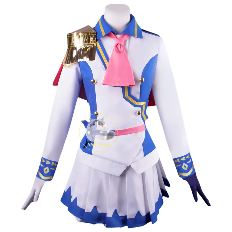 Spiel Tokai Teio Cosplay hübsche Derby Cosplay Kostüme Tokai Teio Uniform Schuh überzug Schal Perücke Halloween Party für Frauen Mädchen