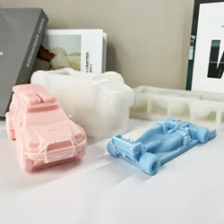 New Car shape Candle Mould 3D Car Silicone Mould Valentine's Day Gifts Craft Home Decor for Candles Plasters Concrete