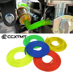 Motorcycle ATV Scooter 3M 5M 10M Rubber Hose Petrol Fuel Line Hose Gas Oil Pipe Tube For KTM Honda Yamaha Kawasaki Suzuki Etc