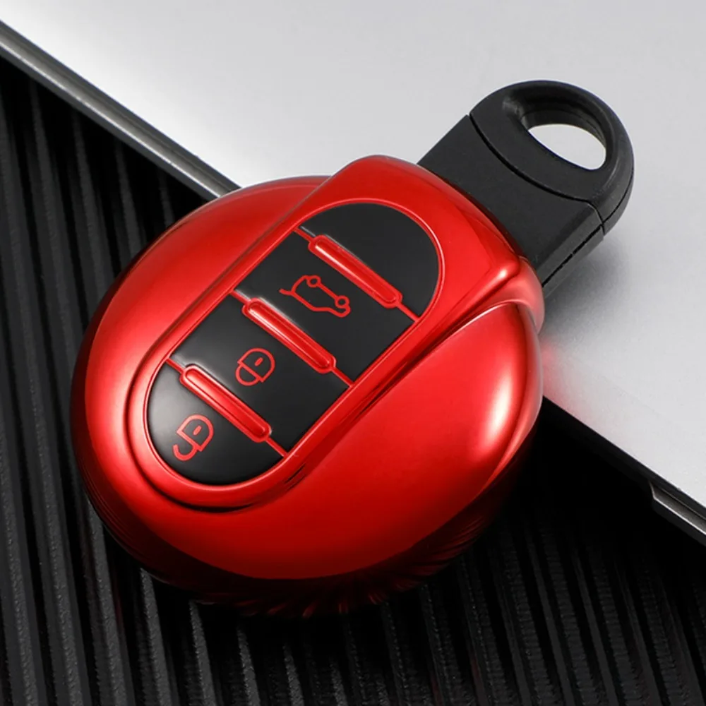 TPU Car Key Case for BMW MINI COOPER JCW S ONE CLUBMAN F54 F55 F56 F57 F60 COUNTRYMAN Shell Key Cover Holder Remote Fob