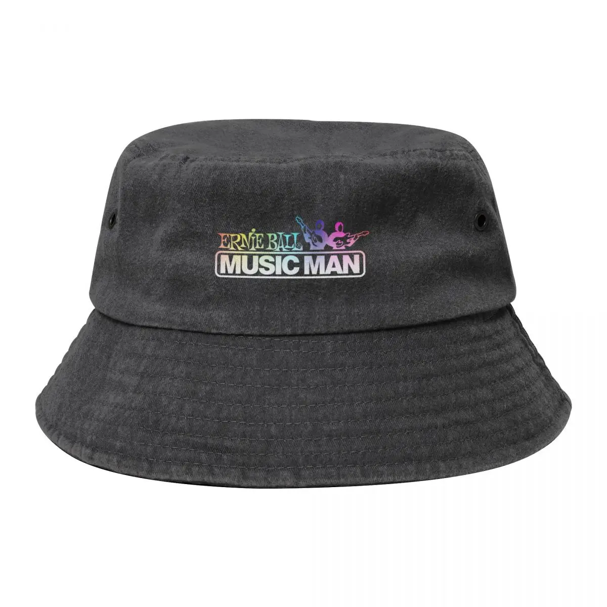 

Music Man Logo Bucket Hat black Big Size Hat Golf Hat Man Women's Beach Men's
