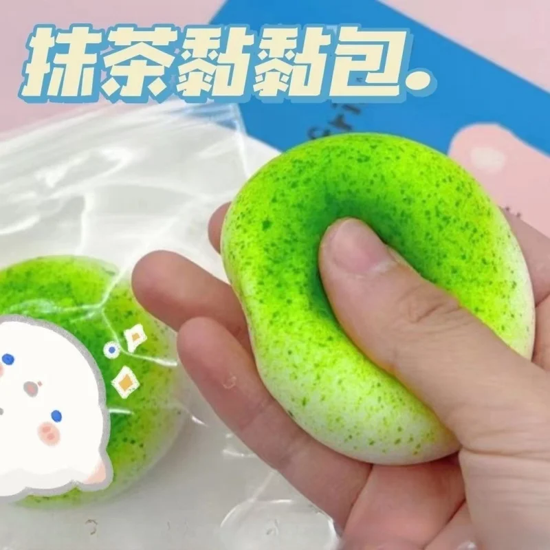 푸드 스퀴시 장난감 부드러운 카와이 감자 스퀴즈 스트레스 해소 장난감 느린 상승 반죽 스퀴시 참신한 피젯 장난감 파티 선물