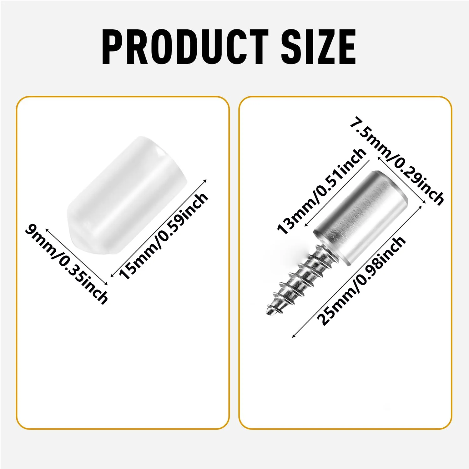 Self-Tapping Screws Cabinet Laminate Shelf Support Pegs with Non-Slip Sleeve Shelves Kitchen Glass Furniture Closet Shelf Pins