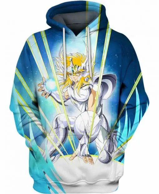 Popular Cosplay Anime Saint Seiya 3D Print Hoodies Men Women Long Sleeve Sweatshirts Y2k Hoodie Fashion Oversized Men's Clothing