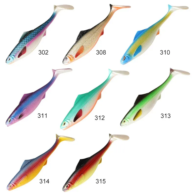 Noeby Sinking Fishing Lure 14cm/27g 18cm/51g 22cm/104g 27cm/170g Pro Shad Swimbait Artificial Soft Bait Pike Big Game Wobblers