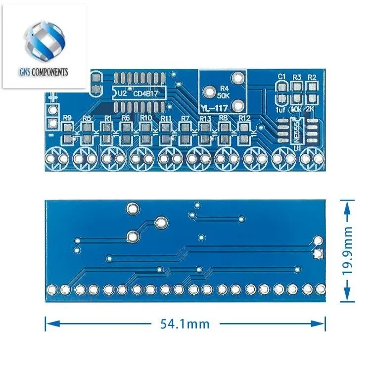 Наборы смарт-электроники NE555 + CD4017