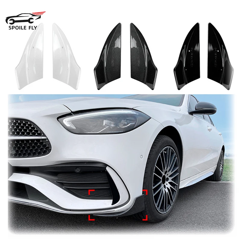 

2019 To Up For Mercedes Benz C Class W206 S206 C180 200 260 300 400 AMG C43 Front Bumper Lip Diffuser Side Splitters By ABS