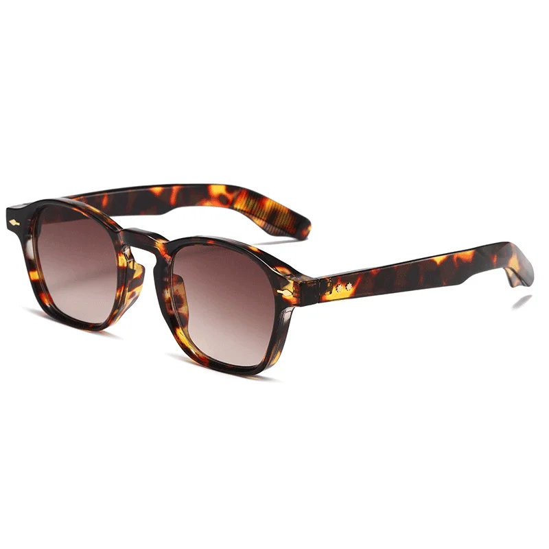 Retro runde quadratische Sonnenbrille Frauen Mode Vintage grün Farbverlauf Gelee Farbe Brillen Männer trend ige Pilot Brille Sonnenbrillen uv400 – Detail 3