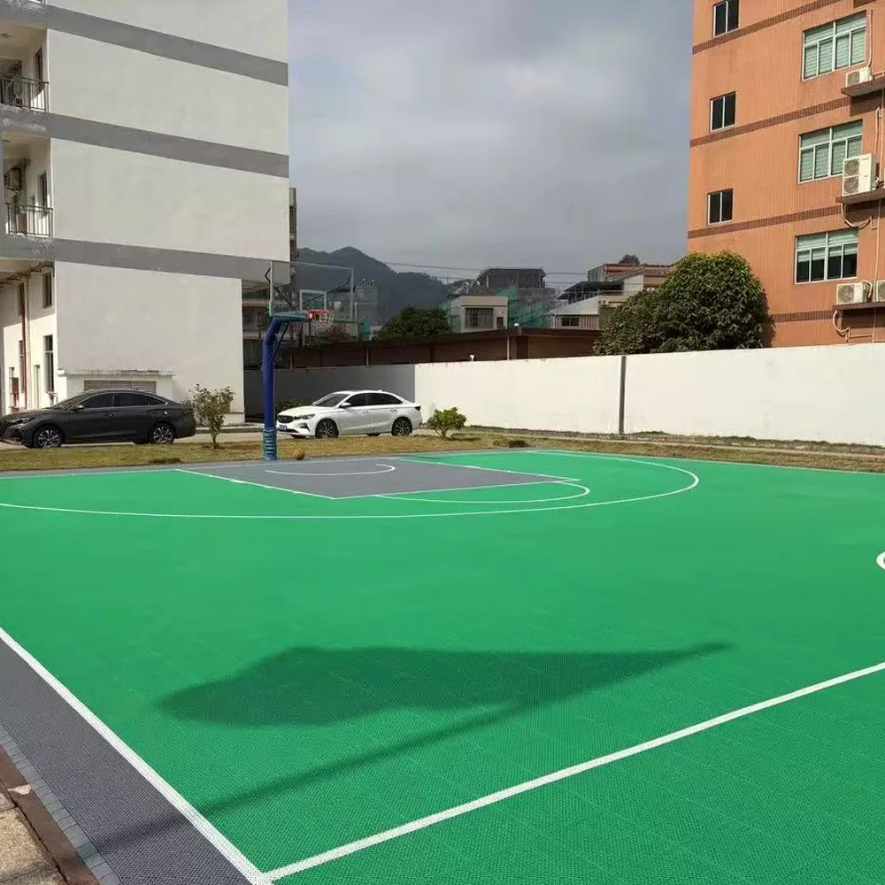 

Beable Custom School Standard Basketball Court Tiles Interlocking Design Non-Slip Weatherproof Excellent Ball Bounce