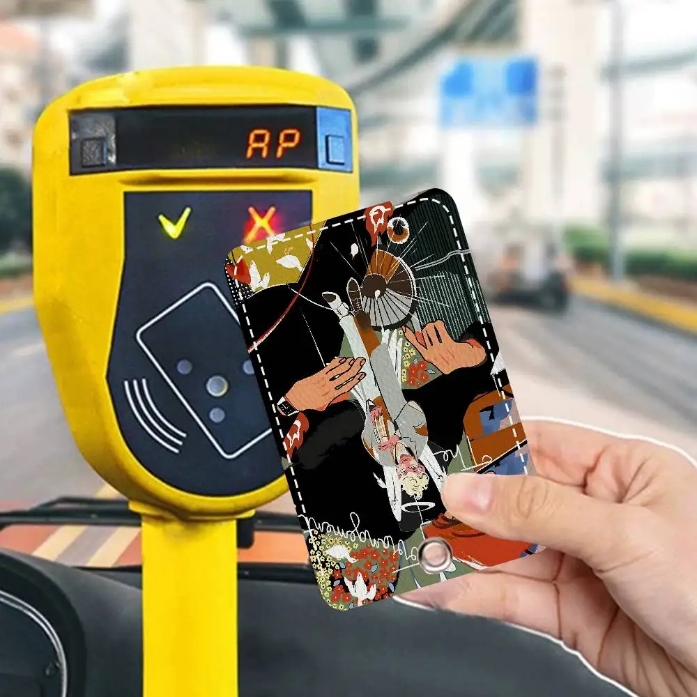 حاملي بطاقات سلسلة المفاتيح G-Good Omens من Tv Show، بطاقات الائتمان لبطاقات الائتمان، سلسلة حلقية مفاتيح