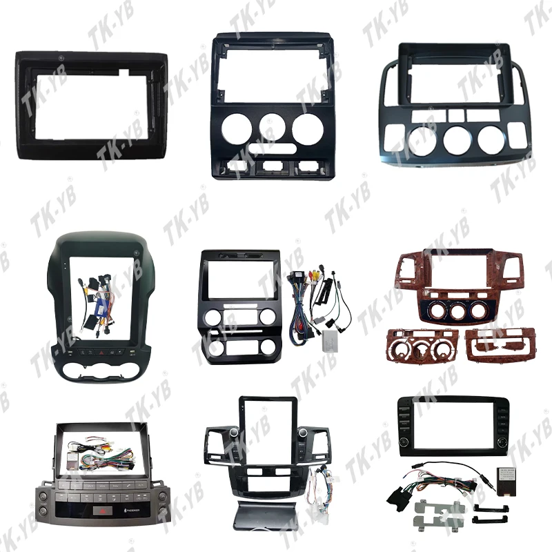 

Car Stereo Radio DVD Frame Fascia Panel Plate Trim Kit Frame 10.1Inch for KIA Sorento 2015+ Refitting Fascia Panel