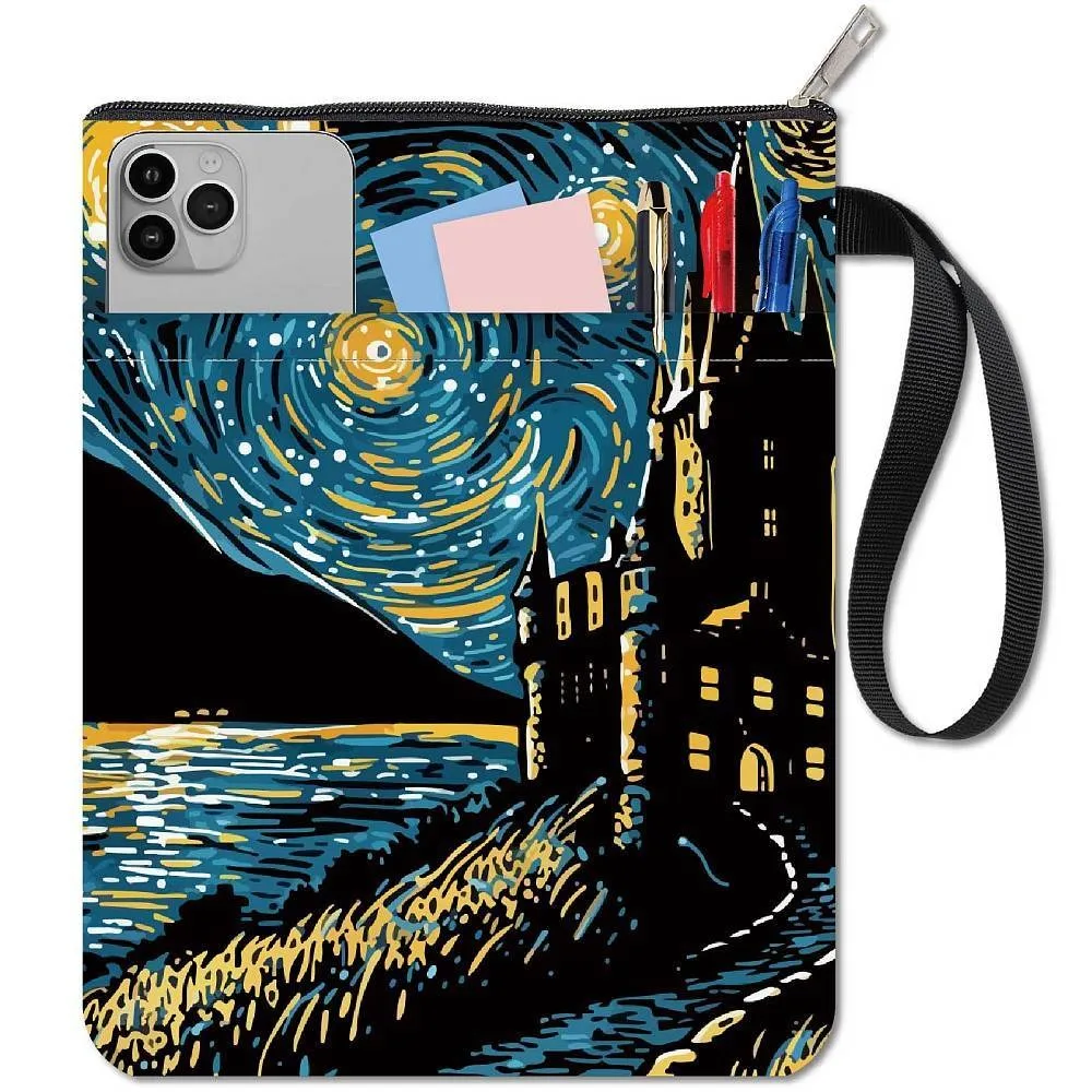 Cloth Book Cover Notebook Wraps Rectangle Castle 280x220mm