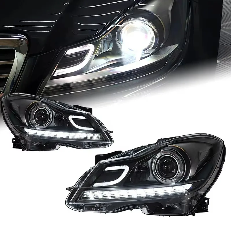 Universal Racing Car Modules Car Headlight Retrofit Kit Led Cars Headlights Assembly  W204 2011-2014
