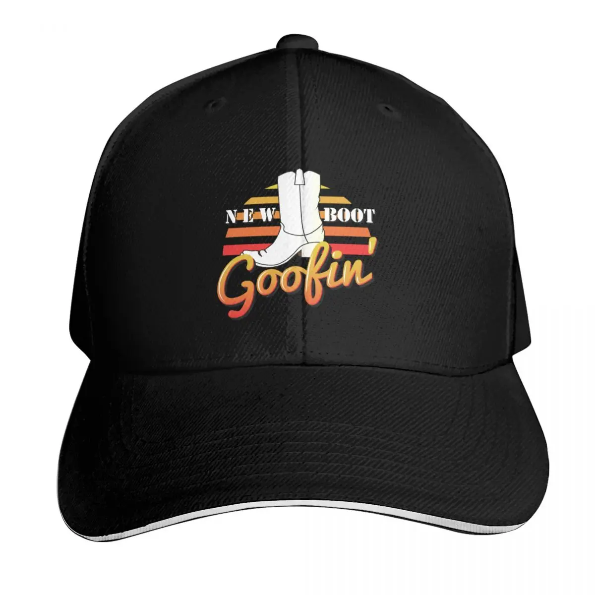 New Boot Goofin Baseball Cap Summer Beach Travel Streetwear Hip Hop Trendy Vintage Retro Embroidered