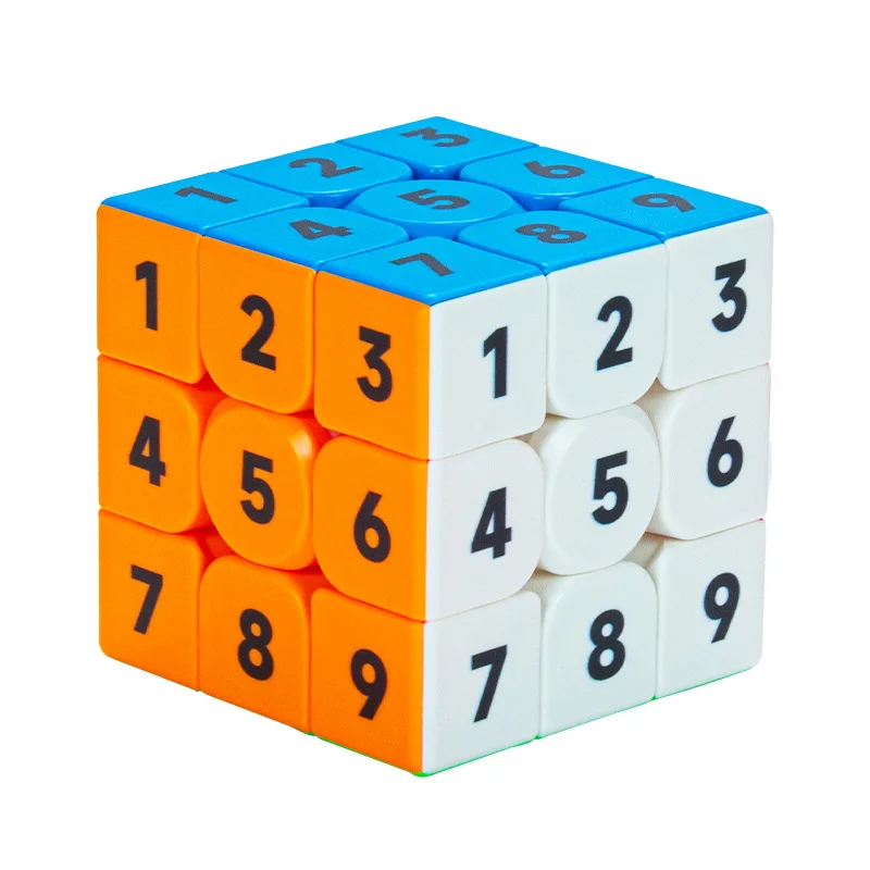 Classic Sudoku Puzzle Cube Stickerless 3x3x3 Number Letters Speedcube Educational Learning Toys For Kids Boys Girls кубик рубик