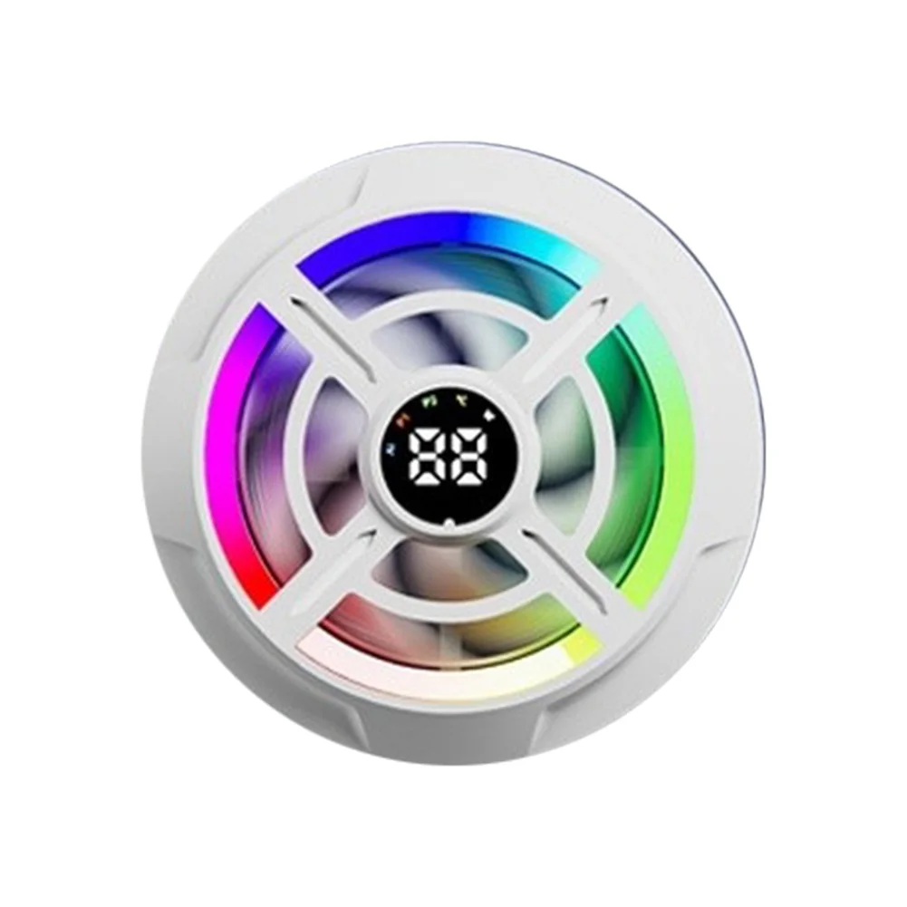 Semiconductor Phone Cooler 21W Magnetic Mount Digital Display Compact 6x6x3cm for Mobile For Gaming and Streaming