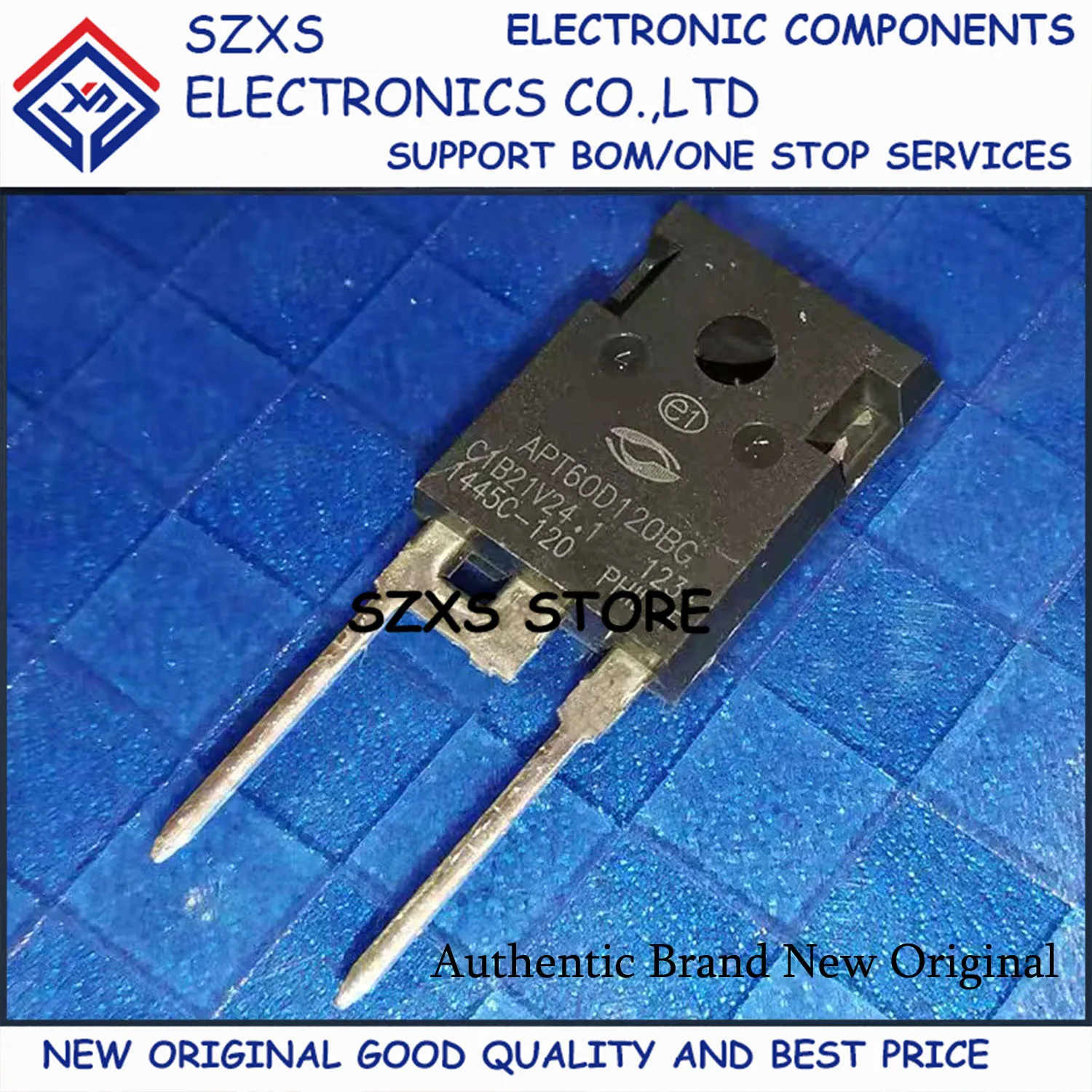 New Original 10Pcs APT60D120BG APT60DQ120BG TO-247 1200V 60A Fast Recovery Diode In Stock Electronic Components Good Quality