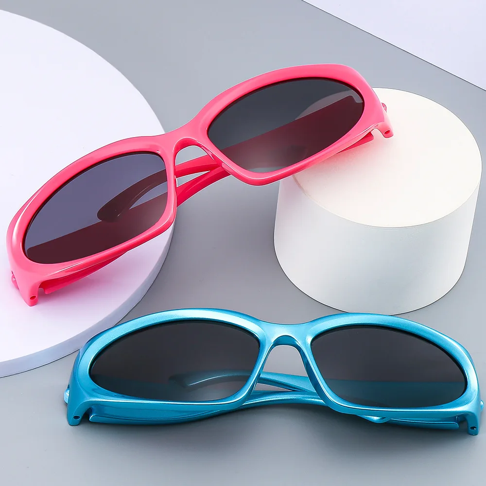 Punk Sunglasses Women Brand Designer Wrap Around Sun Glasses For Men Goggles Shades One Piece Fashion Eyewear For male female