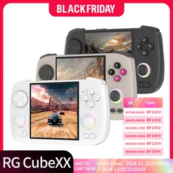 ANBERNIC-consola de juegos portátil RG CubeXX, pantalla IPS de 3,95 