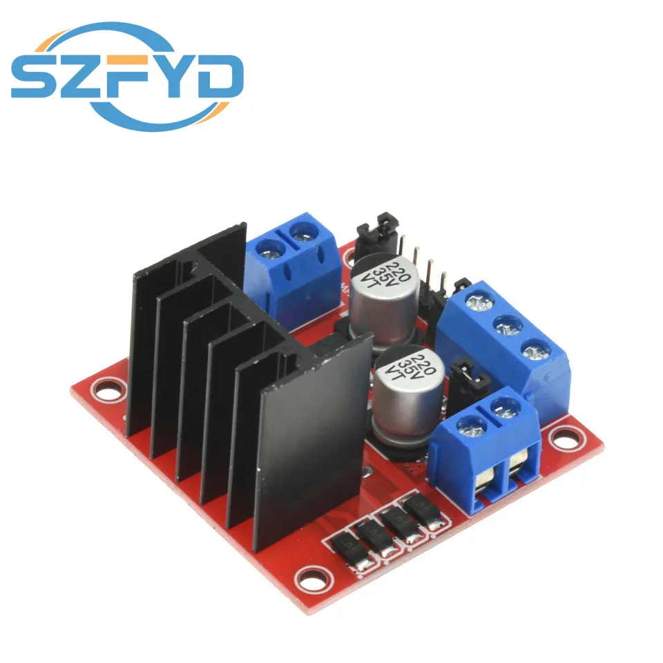 L298N DC Motor Driver Module L298N Stepper Motor Smart Car Robot Breadboard Peltier High Power L298 DC Motor Driver for Arduino