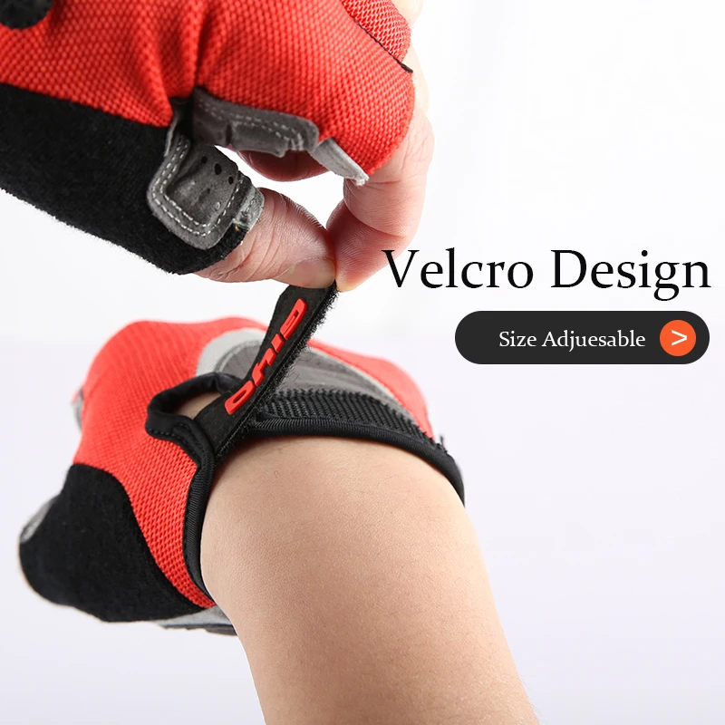 GIYO GEL Shockproof Cycling Half Finger Gloves Anti-slip Breathable Bicycle Summer Mittens  MTB  Sport Gloves Guantes Ciclismo