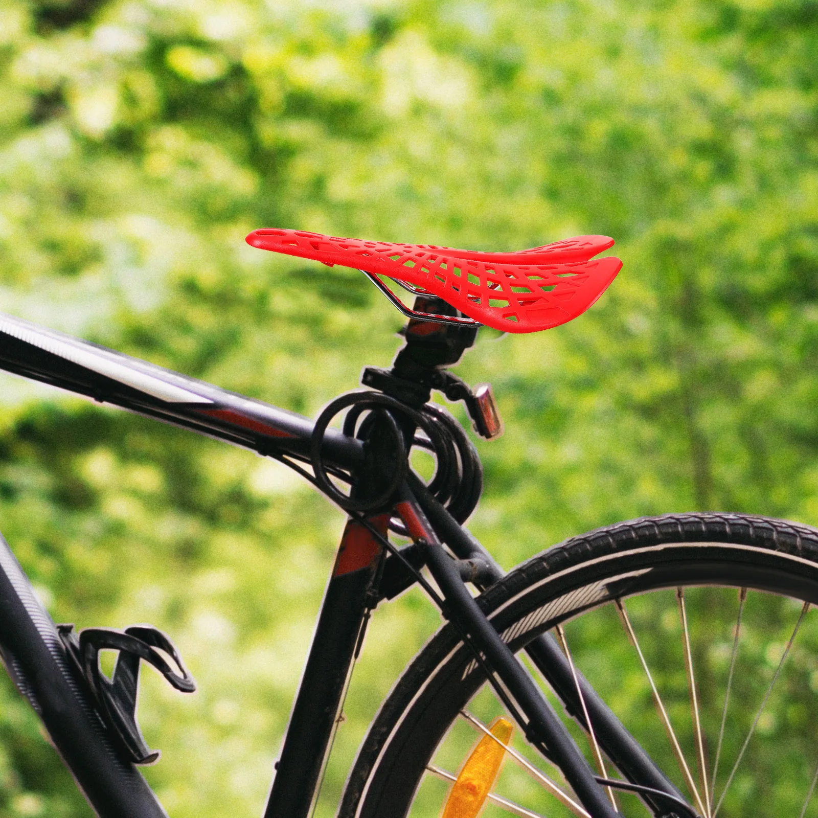 

Mountain Bike Seat Cushion for Outdoor Activities Spider Web Convenient Plastic Comfortable Pad Thick