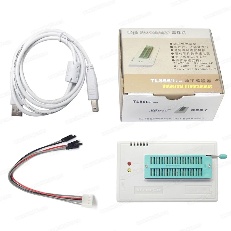 Programador TL866II PLUS Minipro, Programador en Oferta, Compatible con NAND Flash, AVR, MCU, GAL, PIC, SPI para 15000 Circuitos Integrados