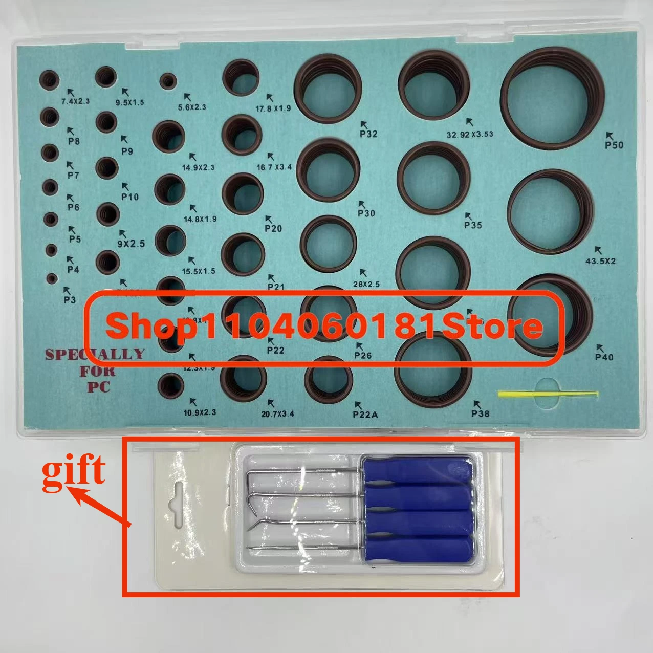 

Repair Kit Rubber Oil Seal Repair Kit O-rings NBR O-Ring Nitrile Washer Rubber Oring Set for C*t Doosan Komatsu Hitachi