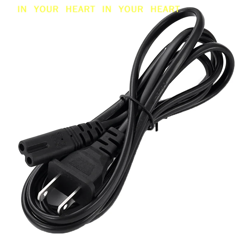 【X】2pin IEC320 C7 US Power Extension Cord EU Power Cable US Standard Figure-eight Power Cord