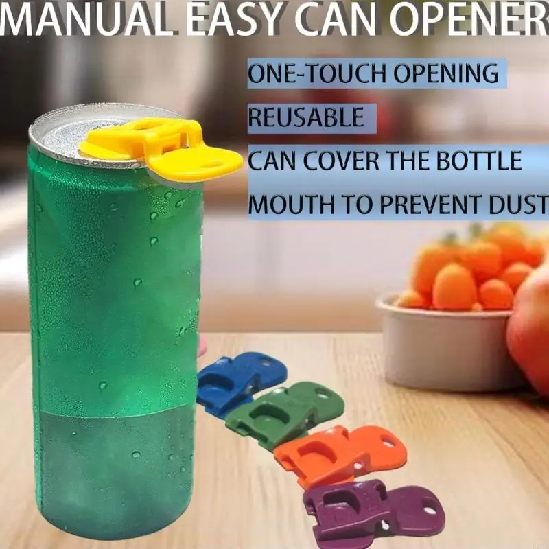 

Ergonomic Can Openers Nonslip Grip Quick Open Bottle Caps Remover for Parties Multipurpose Kitchen Tool B03E