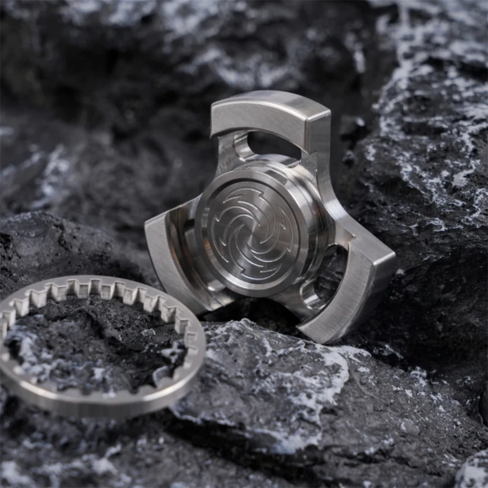 Équipement Vortex en acier inoxydable EDC Fidget Spinner, jouets Anti-Stress, soulagement de l'anxiété TDAH, jouets de mise au point sensorielle