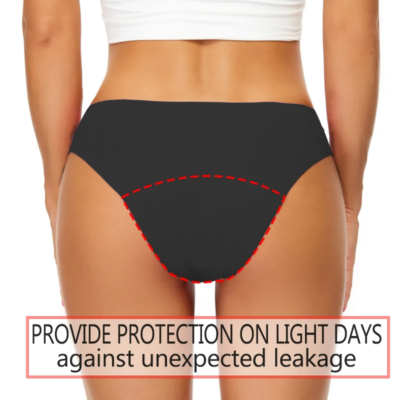 Teenage menstrual swim trunks women's bikini 4 layer leak-proof absorbent swim trunksPostpartum menstrual incontinence bikini